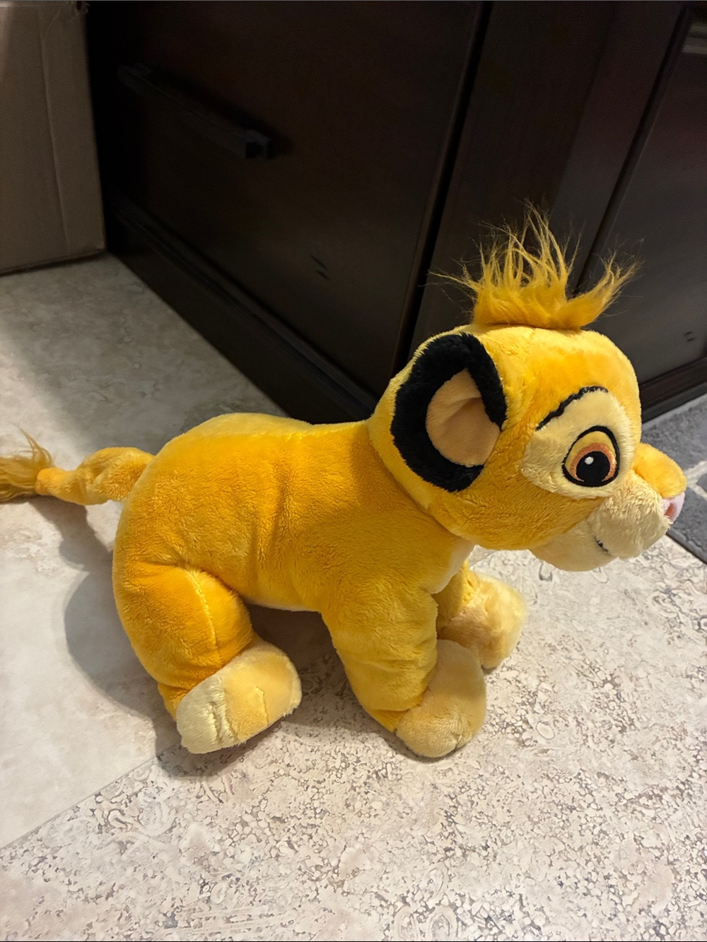 Disney Yellow Simba Cub Plush